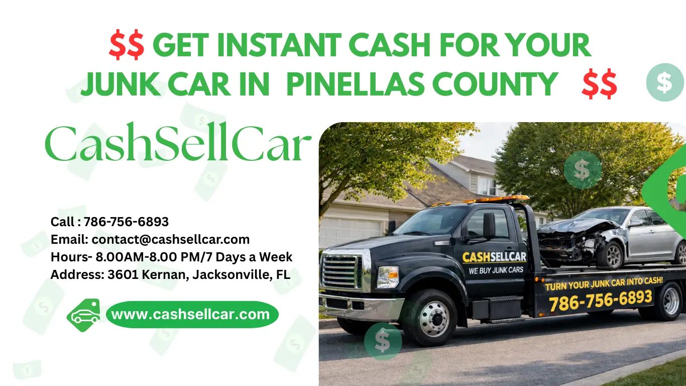 we pays top dollar for junk cars in Pinellas county