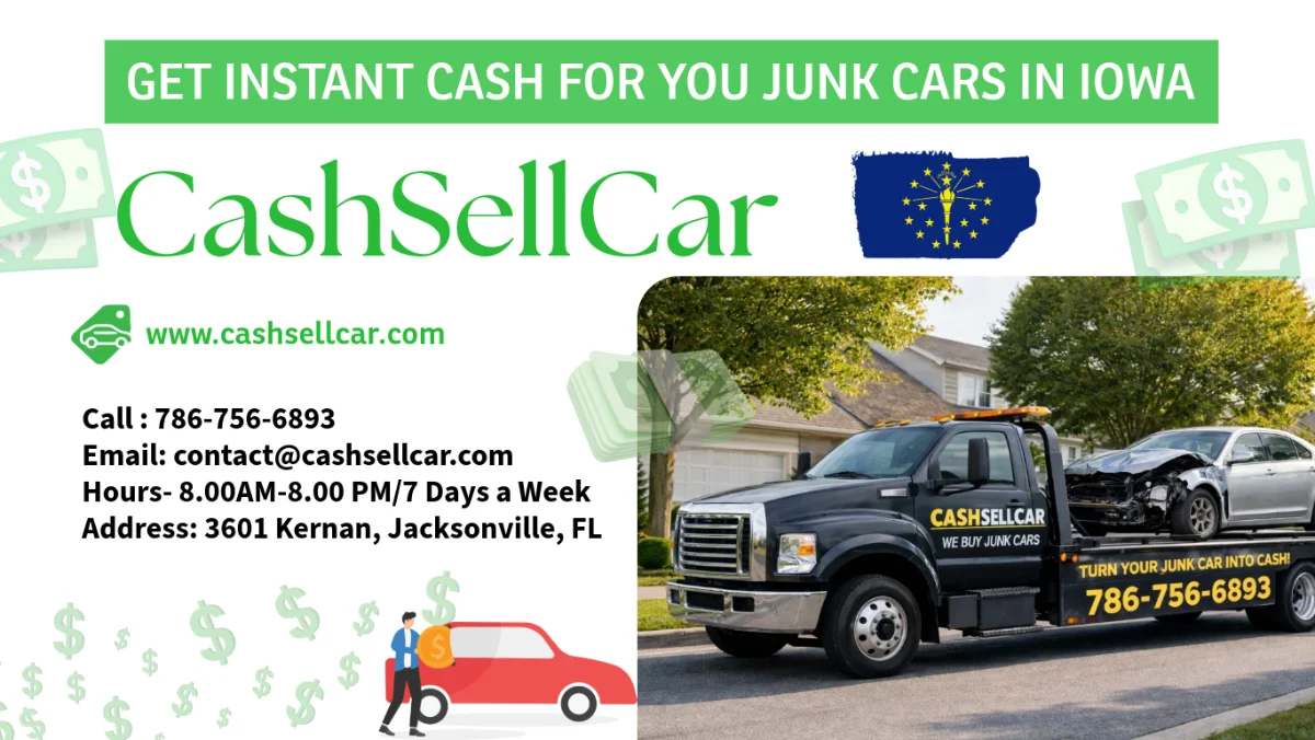 Turn your junk car into instant cash today! 🚗💰 We offer nationwide car removal services with free towing included. No matter the condition—wrecked, rusted, or running—we pay top dollar on the spot. Skip the hassle of private sales and get an instant quote from CashSellCar now!