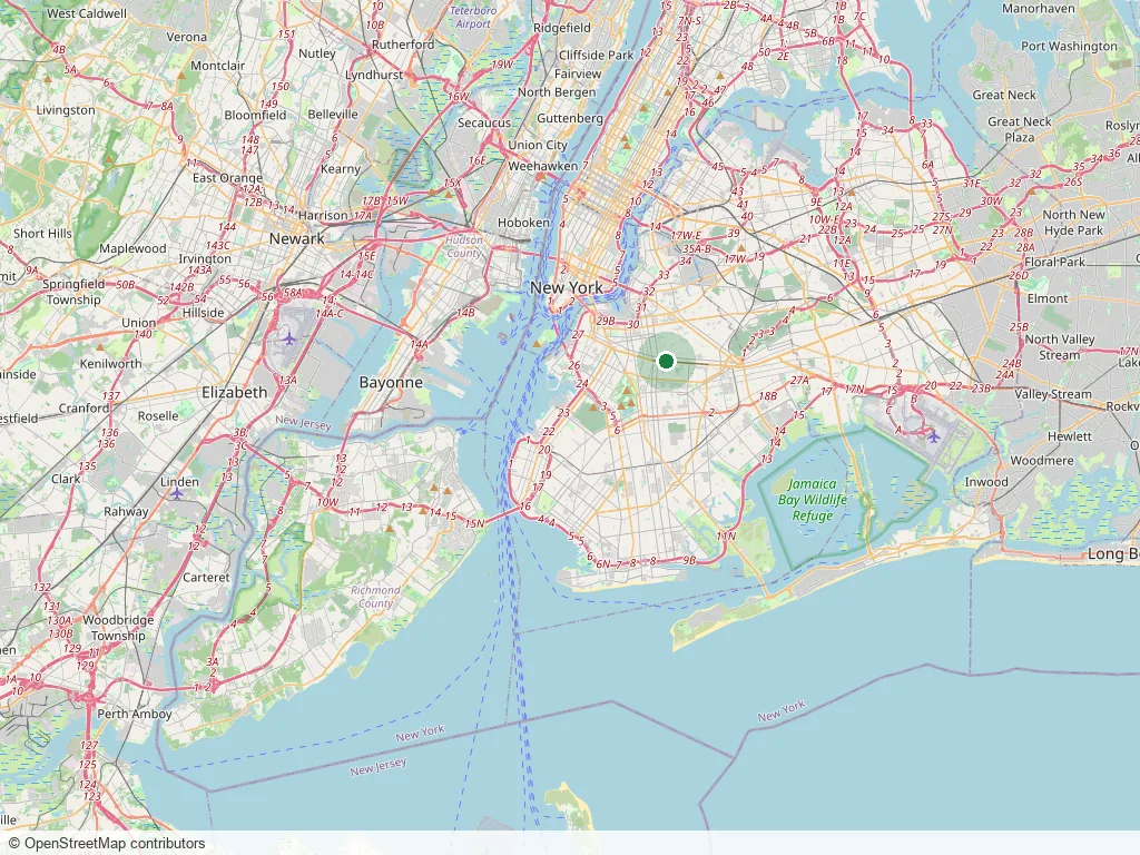 Map of the Brooklyn junk car pickup coverage area