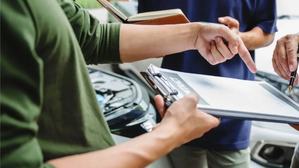 Damaged vehicle awaiting pickup in Illinois — Can You Sell a Totaled Car in Illinois Without Repairing It?