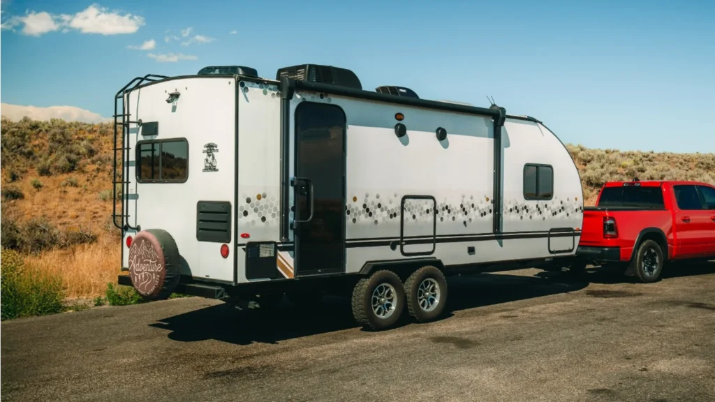 Older damaged vehicle awaiting professional pickup