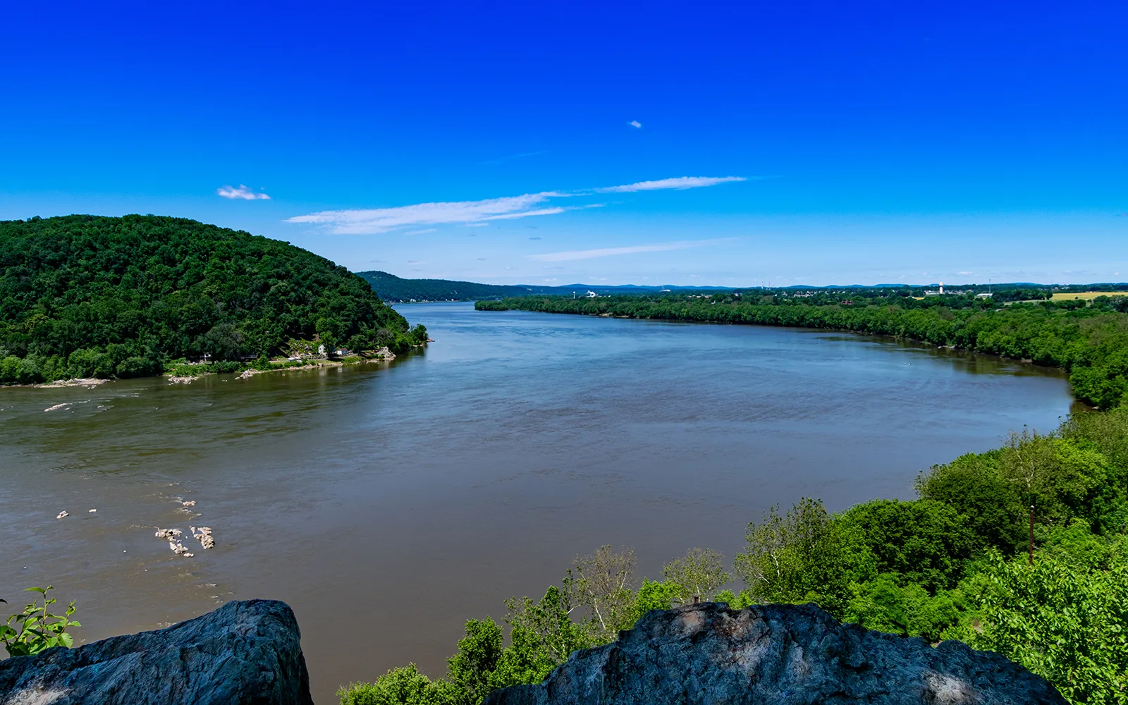 Susquehanna River from the Chickies Rock overlook, Pennsylvania